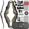 58" Takedown Recurve Bow for Hunting Archery Right Hand Traditional Bow for Beginner Adults 25-60 Lbs (Type 2 Bow Kit, 20 Lbs) view 1