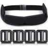 Tellegloww 4 Pcs 2.2 lb Dive Weights Belt for Scuba with 4 Pocket Zippered Scuba Weight Belt with Metal Quick Release Buckle Coated Dive Weights for Free Diving Spear Fishing Fit for Waist 32" to 52" view 1
