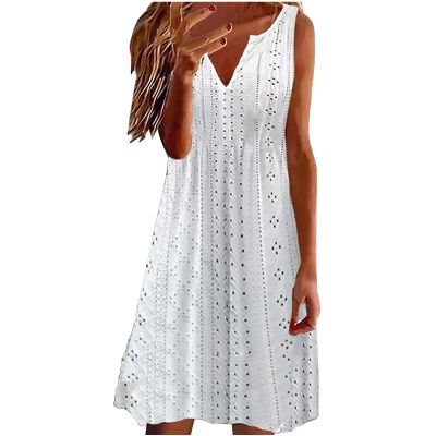 Aline Dresses for Women 2024 Sundresses for Women 2024 Casual Beach Sleeveless Resort Wear Vacation Sun Dresses Spring Summer Tank Dress Plus Size Dresses for Women 2024
