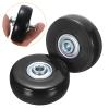 uxcell Luggage Wheels Replacement 51 x 17 mm/2" x 0.7" Rubber Swivel Caster Bearing Wheels Repair Kits for Suitcase Inline Outdoor Skate, Black 2Set view 4