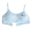 Girls Adjustable Bra Children Kids Comfort Flex Fit Seamless Underclothes Cotton Straps Training Undies (Blue, One Size) view 1