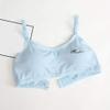 Girls Adjustable Bra Children Kids Comfort Flex Fit Seamless Underclothes Cotton Straps Training Undies (Blue, One Size) view 2