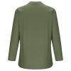 2025 3/4 Length Sleeve Womens Tops Plus Size Linen Blouses for Women V Neck Shirts for Women Womens Button Up Shirts Summer Shirts for Women view 4