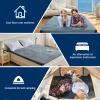 CYMULA CertiPUR-US Queen Memory Foam Camping Mattress Pad, Portable Foam Sleeping Pad for Camping, Roll up Sleeping Mat Guest Floor Bed for Sleepover, Car, Tent SUV Cot Mattress view 3