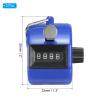 PATIKIL Clicker Counter, 3 Pack Handheld Tally Counter Mechanical 4-Digit Number Click Pitch Counter for Coaching Knitting, Golf, Lap, Fishing, Blue view 2