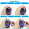 PATIKIL Clicker Counter, 3 Pack Handheld Tally Counter Mechanical 4-Digit Number Click Pitch Counter for Coaching Knitting, Golf, Lap, Fishing, Blue view 4