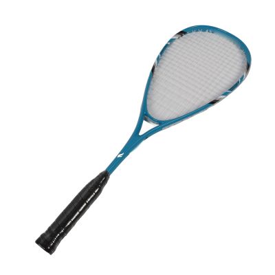 Keenso Squash Racket - Pre Tensioned Strings, Oversized Area, Lightweight Design for Comfortable Play, Versatile Application, Enhanced Shock Absorption (Blue)