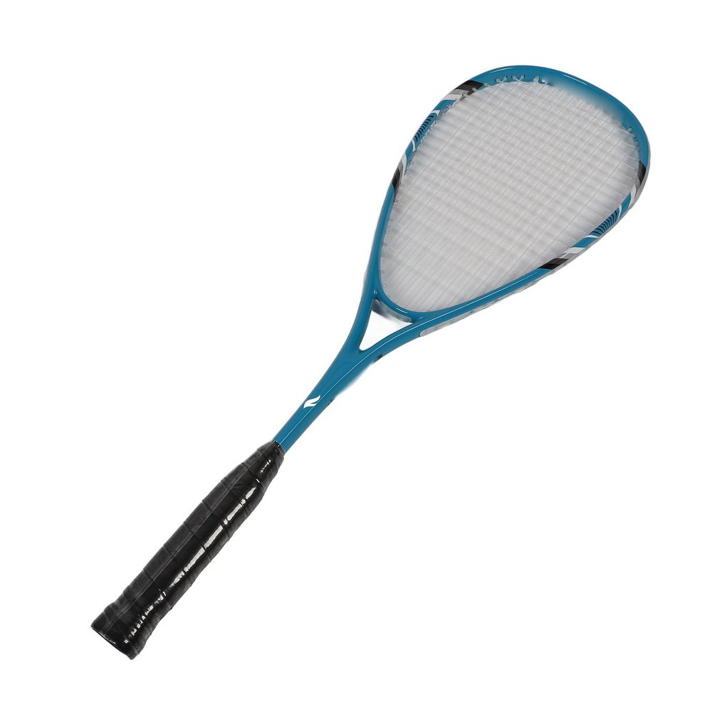 Keenso Squash Racket - Pre Tensioned Strings, Oversized Area, Lightweight Design for Comfortable Play, Versatile Application, Enhanced Shock Absorption (Blue)
