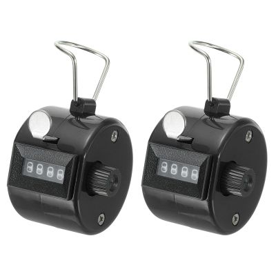 PATIKIL Clicker Counter, 2 Pack Handheld Tally Counter Mechanical 4-Digit Number Click Pitch Counter for Coaching Knitting, Golf, Lap, Fishing, Blue