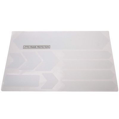 Bicycle Frame Protector Stickers - Bike Frame Protection Tape - Fork Protector High Impact Film - Scratch Resistant Road Bike Frame Covers (Blank Model)
