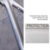 Bicycle Frame Protector Stickers - Bike Frame Protection Tape - Fork Protector High Impact Film - Scratch Resistant Road Bike Frame Covers (Blank Model) view 4
