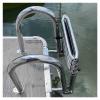 Swimming Pool Dock Ladder Marine Yacht Marine 4 Step Folding Telescoping Boat Ladder Stainless Steel Inboard Rail Dock Heavy Duty Swimming Ladder, 330 Lbs Capacity view 1