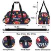 Customized Travel Duffel Bag Kids Gym Bag with Name Small Sport Tote Bag Dance Bag As Gifts for Boys and Girls Football view 2