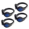 Parliky 4PCS LED Shoe Clip Lights Blue Light Safety Running Gear Flash Strobe for Joggers and Visibility Clips view 1