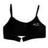 Girls Adjustable Bra Children Kids Comfort Flex Fit Seamless Underclothes Cotton Straps Training (Black, One Size) view 1