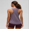 CRZ YOGA Pima Cotton Racerback Tank Top Purple Gray X-Small view 2