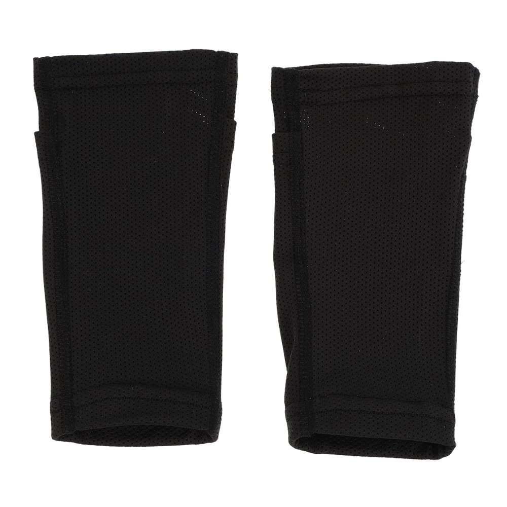BESPORTBLE 1pair Lightweight Calf Protectors Sports Socks for Football Breathable Compression Leg Sleeves Protective Shin Pad Covers for Adults and Youth Black