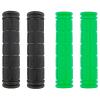 Zelerdo 2 Pairs Bike Handlebar Grips for Bikes (Black and Green) view 1