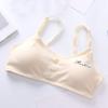 NineFit Basics Girls Adjustable Bra Children Kids Comfort Flex Fit Seamless Underclothes Cotton Straps Training (Beige, One Size) view 2