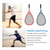 Keenso Squash Racket - Pre Tensioned Strings, Oversized Area, Lightweight Design for Comfortable Play, Versatile Application, Enhanced Shock Absorption (Orange) view 2