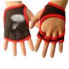 BUTIFULSIC Weightlifting Gloves Half Finger Gloves Protective Fitness Silicone Gel Palm Red Non-Slip Suitable for Men Women view 2