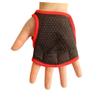 BUTIFULSIC Weightlifting Gloves Half Finger Gloves Protective Fitness Silicone Gel Palm Red Non-Slip Suitable for Men Women view 3