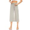 midelxp Summer Capri Pants for Women Loose Fit Drawstring Cropped Sweatpants Comfy Workout Yoga Pants with Pockets view 3