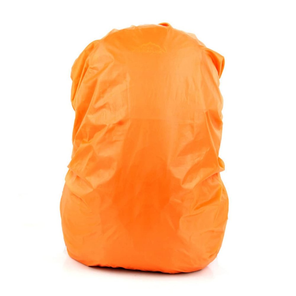 balacoo Waterproof Rain Cover Backpack for Camping Backpack Rain Hood Waterproof Backpacks Bean Bag Replacement Cover Waterproof Hiking Backpack Rucksack Rain Cover Earth Tones Set, Medium, Orange