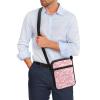 TODIYADDU Valentine's Day Love Heart Sling Bag for Women Crossbody Purse Novelty Messenger Bag Small Shoulder Bag Mini Phone Pouch Purse with Adjustable Strap and Zip Pocket Portable Chest Bag view 4