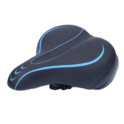 balacoo Ergonomic Bike Seat Cushion Thickened Shock-Absorbing Saddle Pad for Comfort Fits Standard Bike Seats for Mountain Road and Folding Blue