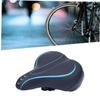 balacoo Ergonomic Bike Seat Cushion Thickened Shock-Absorbing Saddle Pad for Comfort Fits Standard Bike Seats for Mountain Road and Folding Blue view 3