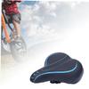 balacoo Ergonomic Bike Seat Cushion Thickened Shock-Absorbing Saddle Pad for Comfort Fits Standard Bike Seats for Mountain Road and Folding Blue view 4