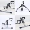 BudgetBundles US Arm Leg Foot Pedal Exerciser Foldable Under Desk Stationary Exercise Bike (Gray) view 3