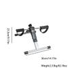 BudgetBundles US Arm Leg Foot Pedal Exerciser Foldable Under Desk Stationary Exercise Bike (Gray) view 4