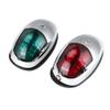 QANYEGN 2Pcs Marine Boat Navigation Light, 12V LED Red and Green Navigation Light, Waterproof Side Mot Lamp for 20m Boat Maximum view 1