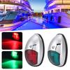 QANYEGN 2Pcs Marine Boat Navigation Light, 12V LED Red and Green Navigation Light, Waterproof Side Mot Lamp for 20m Boat Maximum view 3