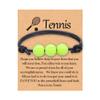 Tennis Ball Bracelet Gifts for Son Daughter Birthday Gift for Grandson Granddaughter Sports Bracelet for Friend Bestie Tennis Party Favors for Sister Brother Tennis Team Gifts for Tennis Players Lover view 1