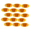 Balacoo Bike Wheel Reflectors Yellow Reflector Bike Decoration Safe Warning Device view 1