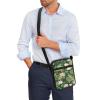 TODIYADDU Green Frog Sling Bag for Women Crossbody Purse Lotus Flower Messenger Bag Small Shoulder Bag Mini Phone Pouch Purse with Adjustable Strap and Zip Pocket Portable Chest Bag Gifts view 4