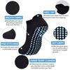 ELUTONG Pilates Non Slip Grip Socks for Women 1 Pairs Yoga Barre Ballet Workout Hospital Grippy Sock view 4