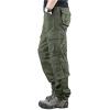 GOKKILRW Men's Military Cargo Tactical Pants Loose Ripstop Lightweight Cotton Stretch Combat Outdoor Hiking Pants Army Work Fishing Trendy Sport Joggers view 2