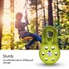 HERCHR 20KN Fixed Micro Pulley, 1000kg Strength Aluminium Alloy Single Rope Pulley Block Safety Pulleys for Climbing/Aloft Work/Rappelling/Rescue Emergency Outdoor Activity Climbing Pulley(Green) view 3