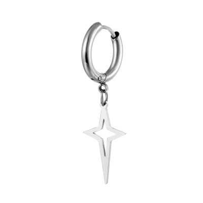 1 Piece Punk Stainless Steel Drop Dangle Earrings For Men/Women Hip Hop Gothic Ear Buckle Jewelry Gifts (Color : Style 10)