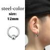 1 Piece Punk Stainless Steel Drop Dangle Earrings For Men/Women Hip Hop Gothic Ear Buckle Jewelry Gifts (Color : Style 10) view 3