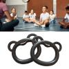HERCHR Gymnastics Rings, Adjustable Strap Strength Training Pulling Rings, Children Kids Home Indoor Gym Equipment Physical Exercise Fitness Pull Up Straps (2m) view 3