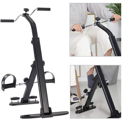 Electric Foldable Rehabilitation Machine, Portable Exercise Bike Arm and Leg Exerciser Promotes Blood Circulation Fitness Equipment for Seniors and Elderly