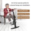 Electric Foldable Rehabilitation Machine, Portable Exercise Bike Arm and Leg Exerciser Promotes Blood Circulation Fitness Equipment for Seniors and Elderly view 2