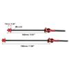 X AUTOHAUX 1 Pair Bike Bicycle Quick Release Axles Skewers Lever Front Rear Bike Axle Wheel Hub 140mm 180mm Red for MTB Moutain Road Bike Carbon Fiber view 3
