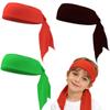 Kids Sports Head Tie, Ninja Karate Athletic Sweatbands Hair Wrap Headbands for Boys Girls (3-Pack) view 1