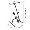Electric Pedal Stationary Bike Pedal Exercisers,Adjustable Exercise Pedal for Physiotherapy Body Exercise Height Bicycle Mini Machine for Indoor Seniors And Elderly Mini Exercise view 2